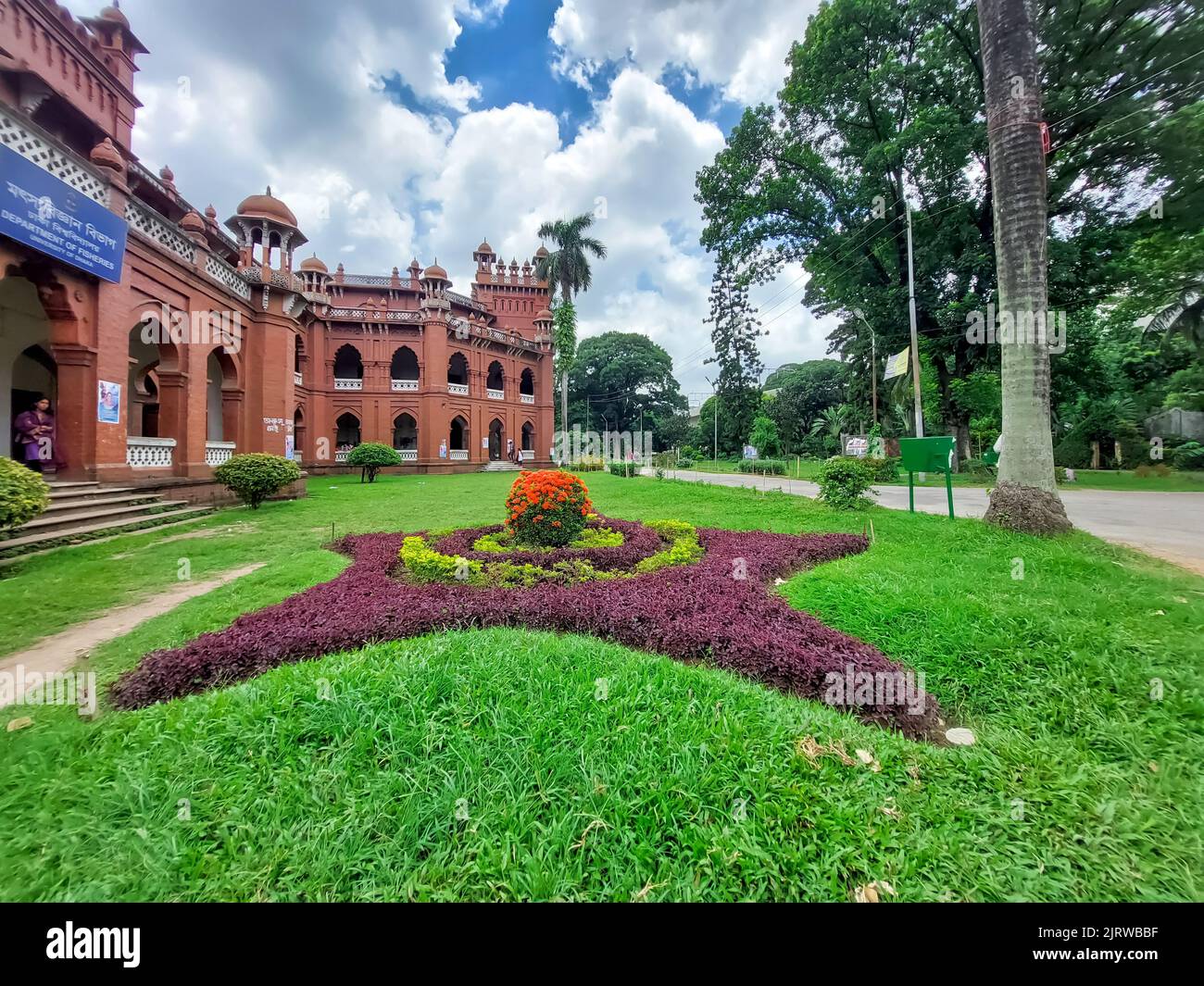 Schönheit der curzon-Halle der Universität von dhaka in bangladesch Stockfoto