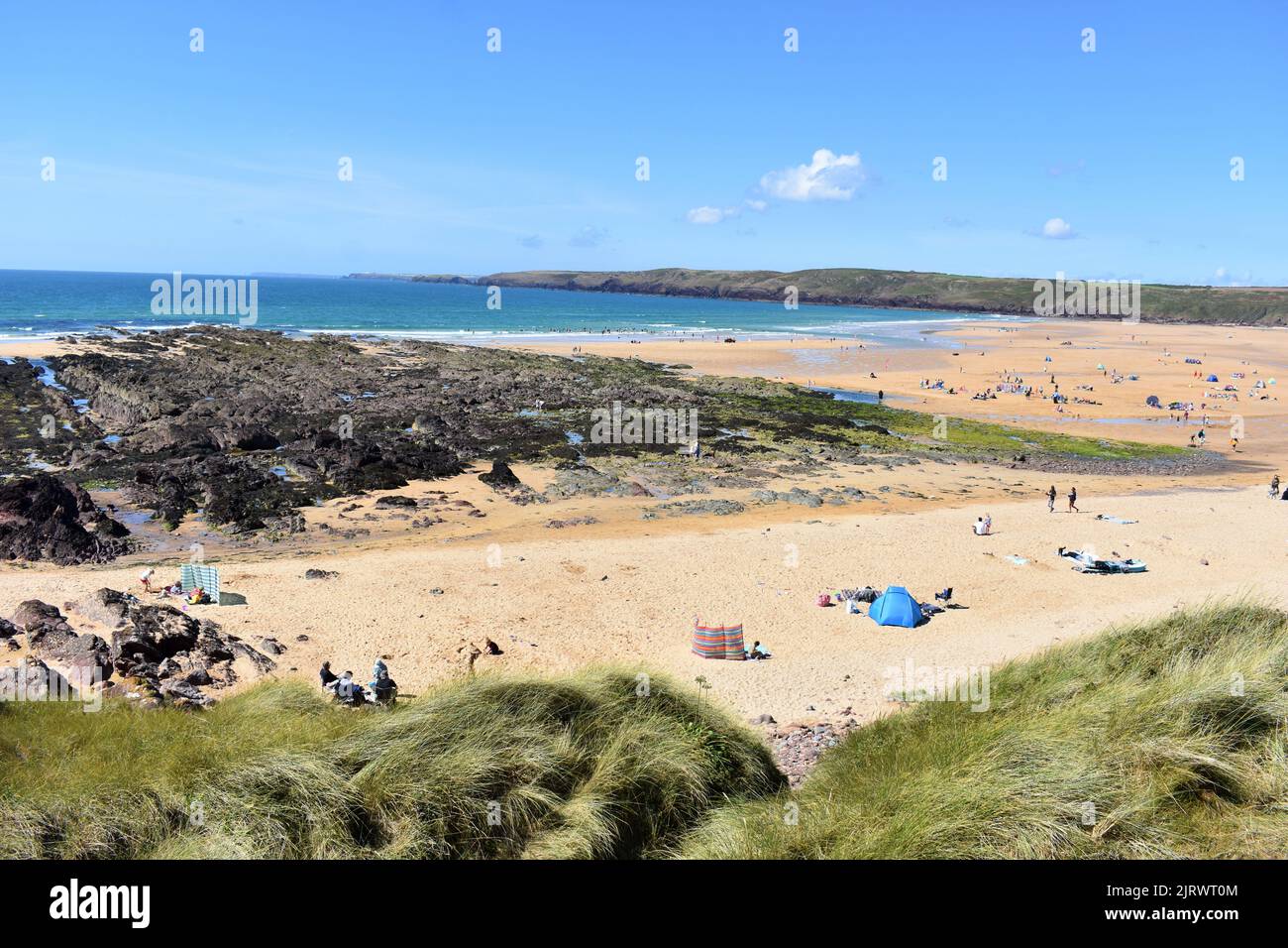 Freshwater West Strand, Pembrokeshire, Wales Stockfoto