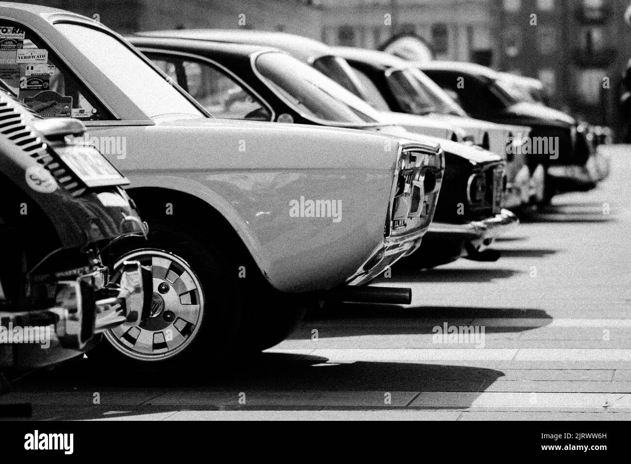 Klassische Oldtimer im Retro-Stil Stockfoto