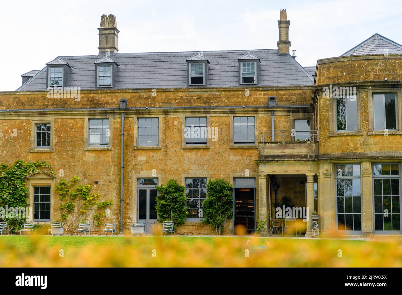 Das historische Hadspen House in Somerset, England Stockfoto