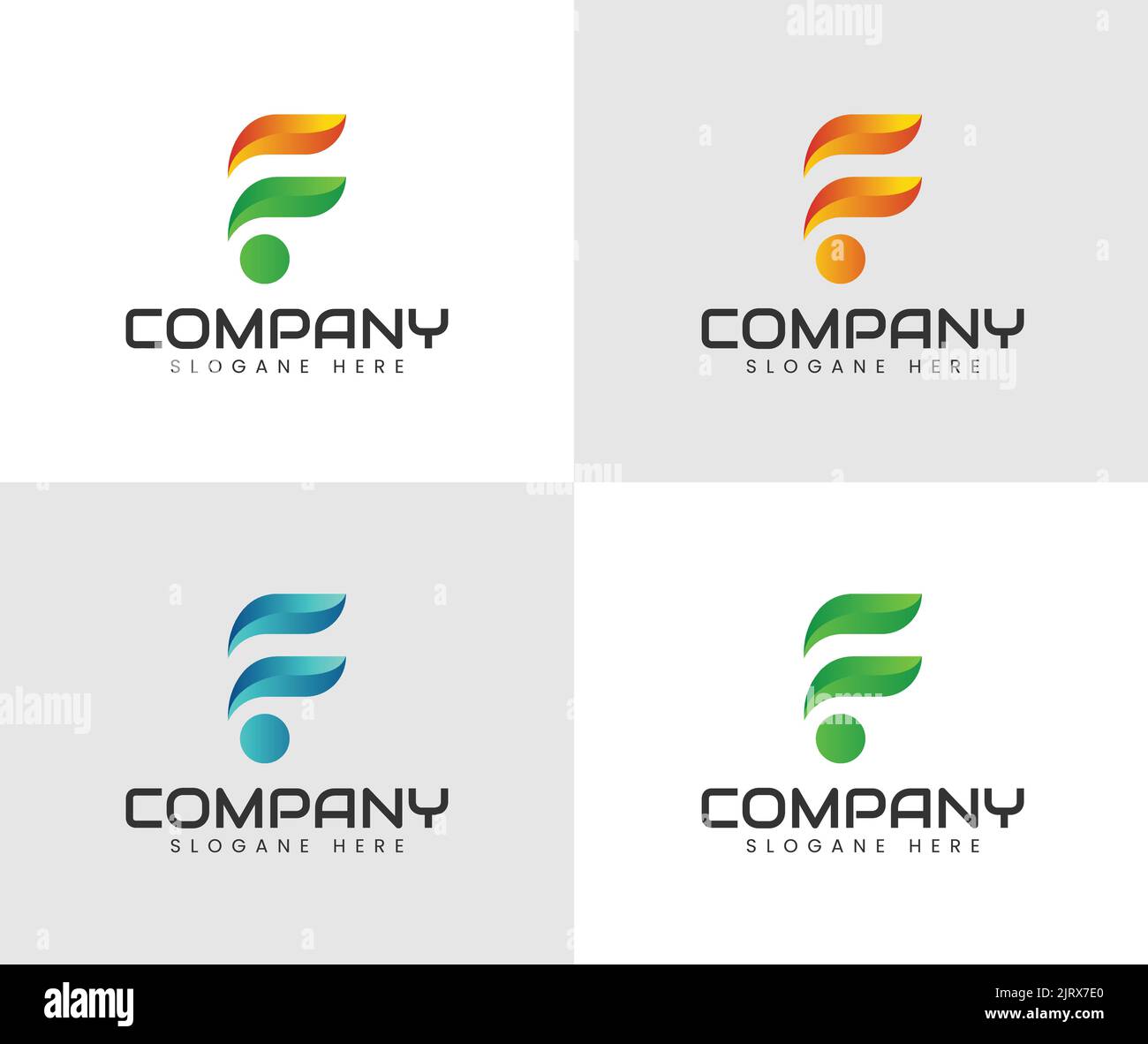 Moderne Buchstaben f Logo Symbol Design Vorlage Elemente. Logo Design Buchstabe F, geeignet für Unternehmen, Gemeinschaft, persönliche Logos, Markenlogos Stock Vektor