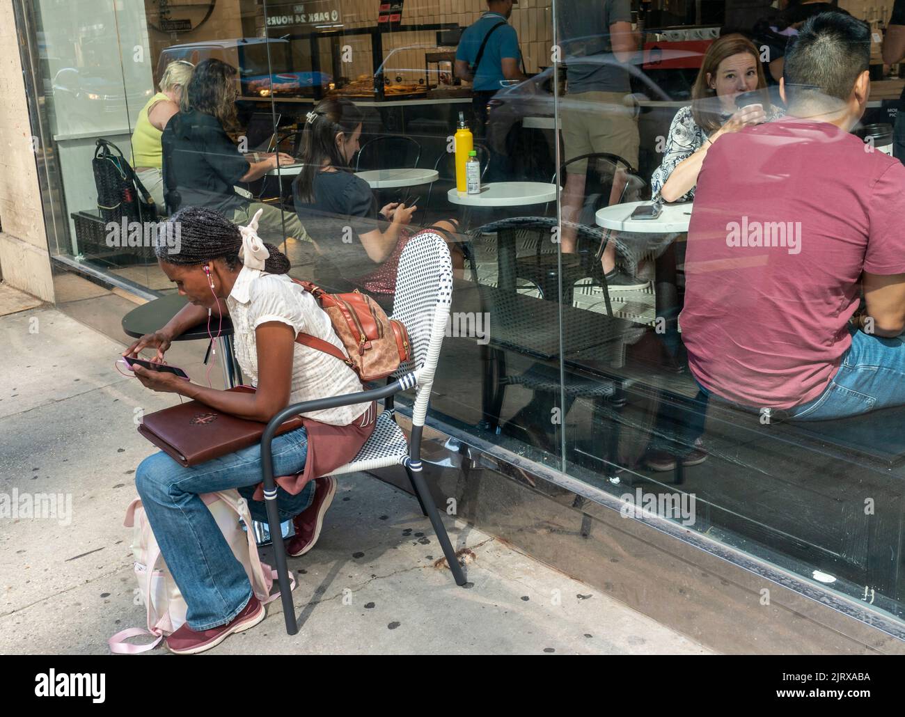 Gregory’s Coffee in Chelsea in New York am Dienstag, den 16. August 2022. (© Richard B. Levine) Stockfoto