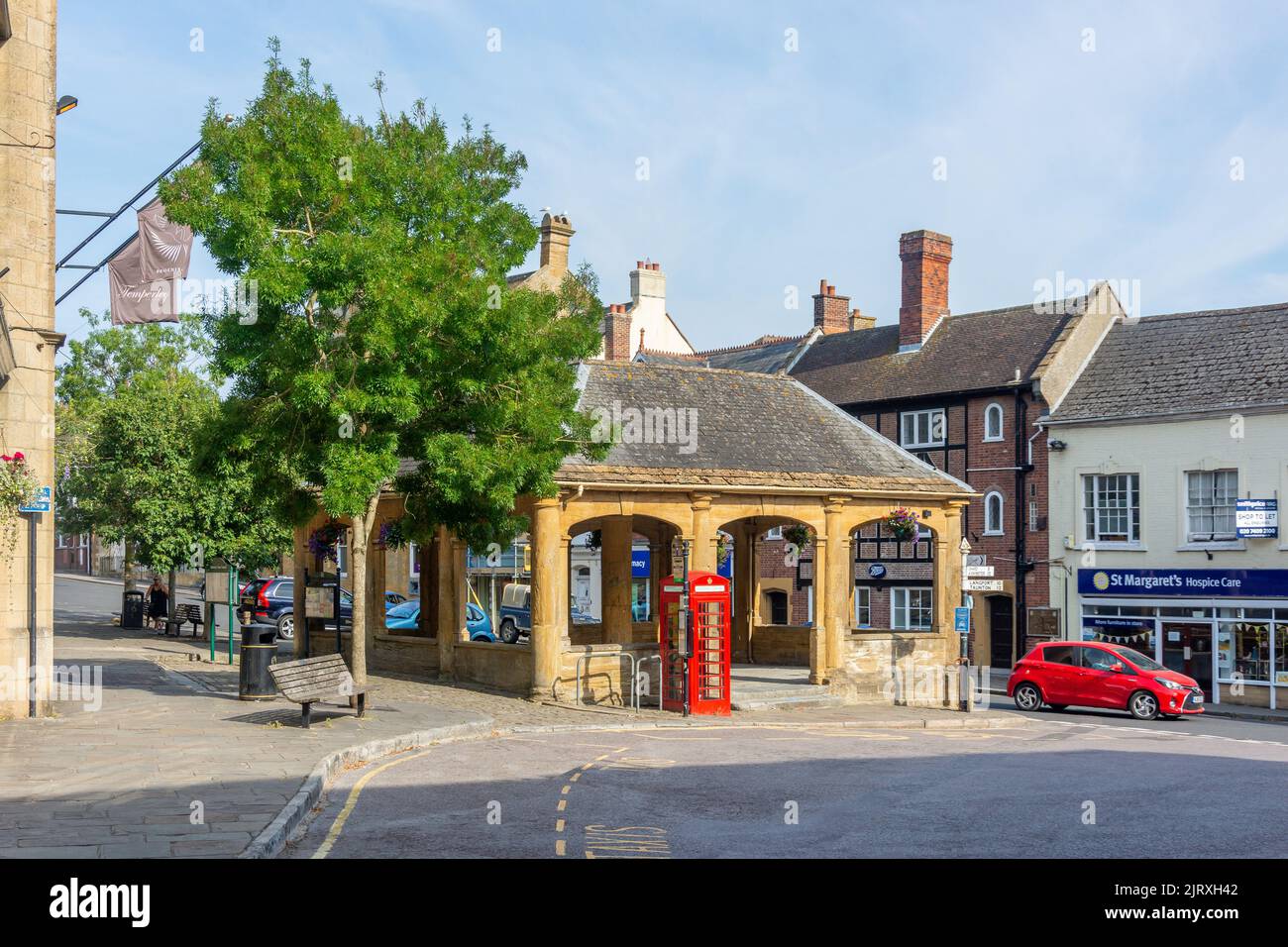 The Ancient Market House, Market Place, Ilminster, Somerset, England, Vereinigtes Königreich Stockfoto