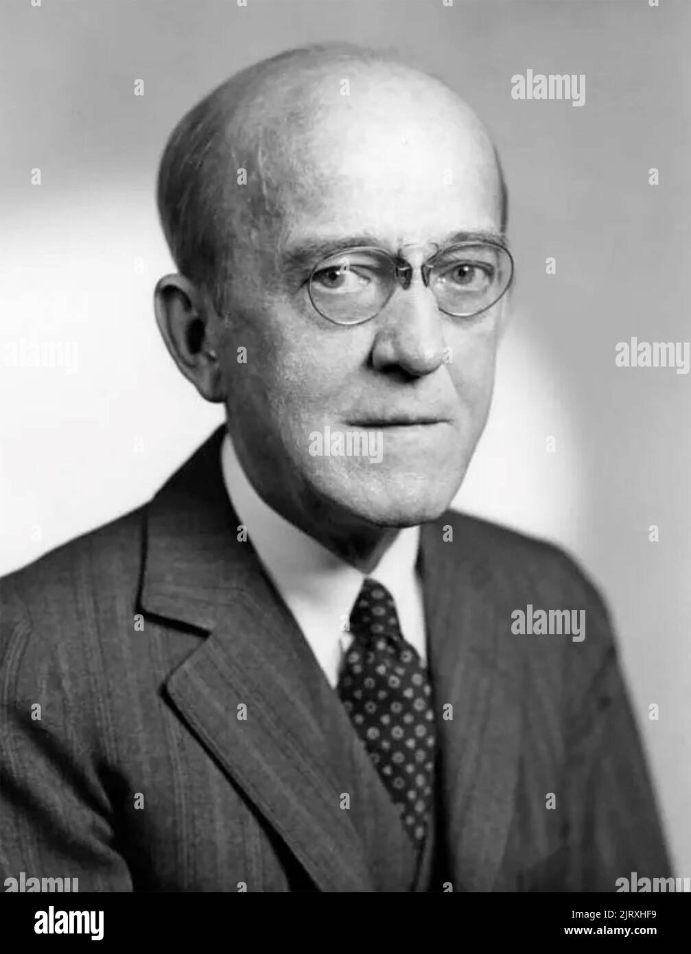 OSWALD AVERY (1877-1955) kanadisch-amerikanischer Arzt und medizinischer Forscher Stockfoto