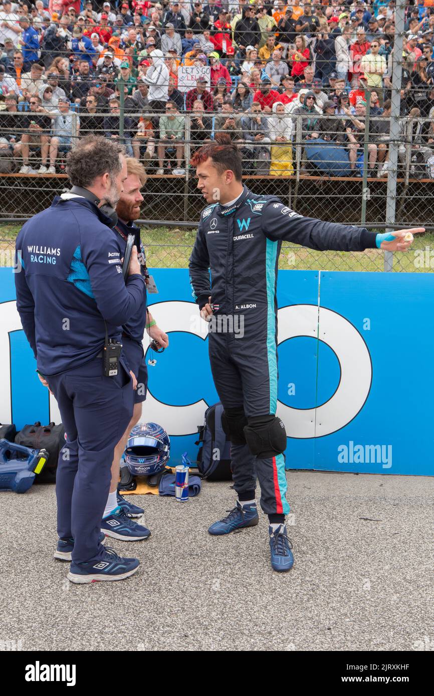 Mogyorod, Ungarn. Juli 31. 2022. Formel 1 großer Preis von Ungarn in Hungaroring, Ungarn. Im Bild: Alex Albon (THA) von Williams Stockfoto