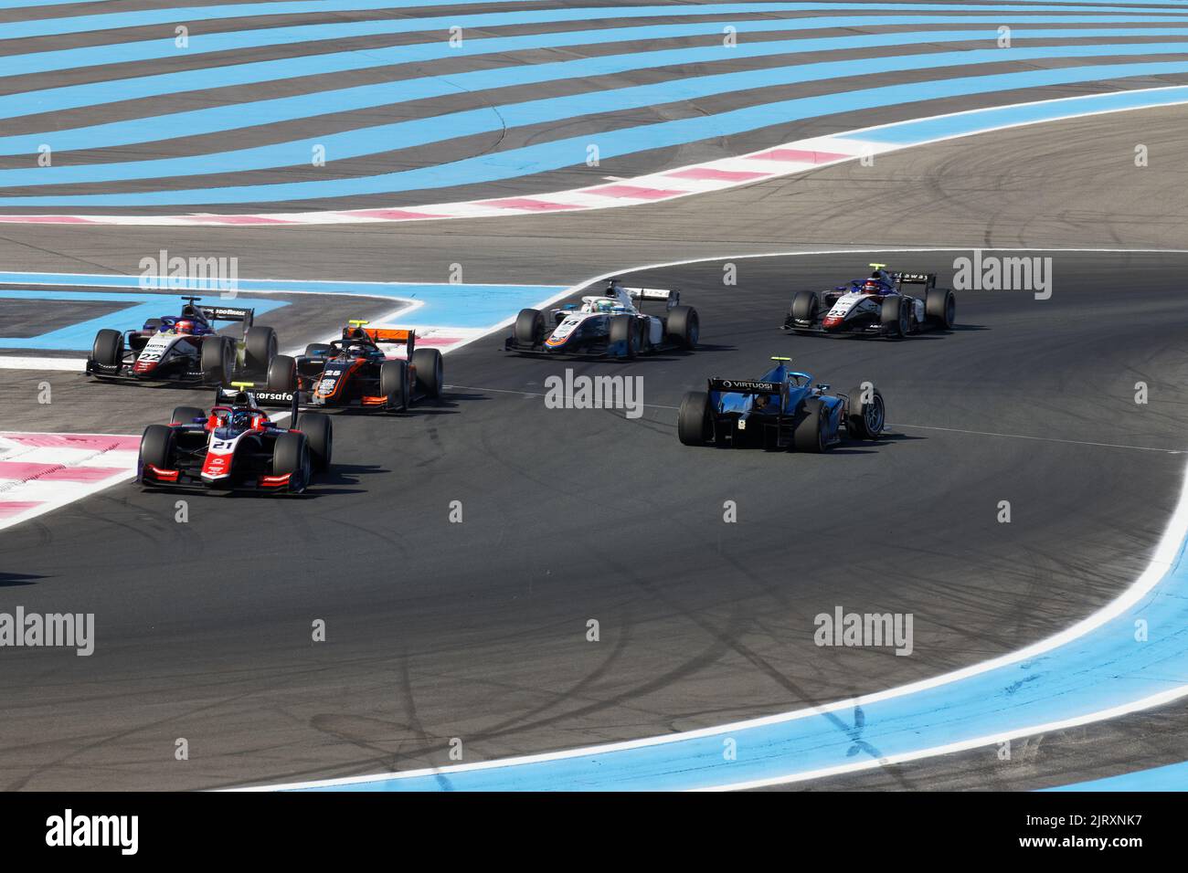 Course F2 GP FRANCE 2022, Le Castellet, FRANKREICH, 24/07/2022 Florent 'MrCrash' B. Stockfoto