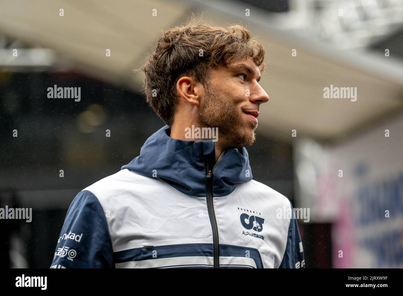 Stavelot, Belgien, 26.. August 2022, Pierre Gasly aus Frankreich tritt für die Scuderia AlphaTauri an. Training, Runde 14 der Formel-1-Meisterschaft 2022. Kredit: Michael Potts/Alamy Live Nachrichten Stockfoto