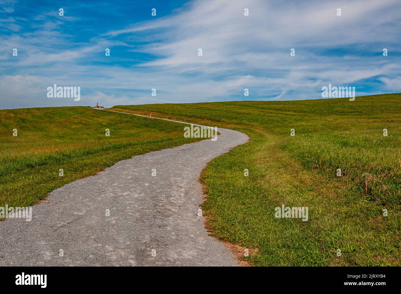 The Trail to the Overlook, Samuel Lewis State Park, Pennsylvania, USA, Pennsylvania Stockfoto