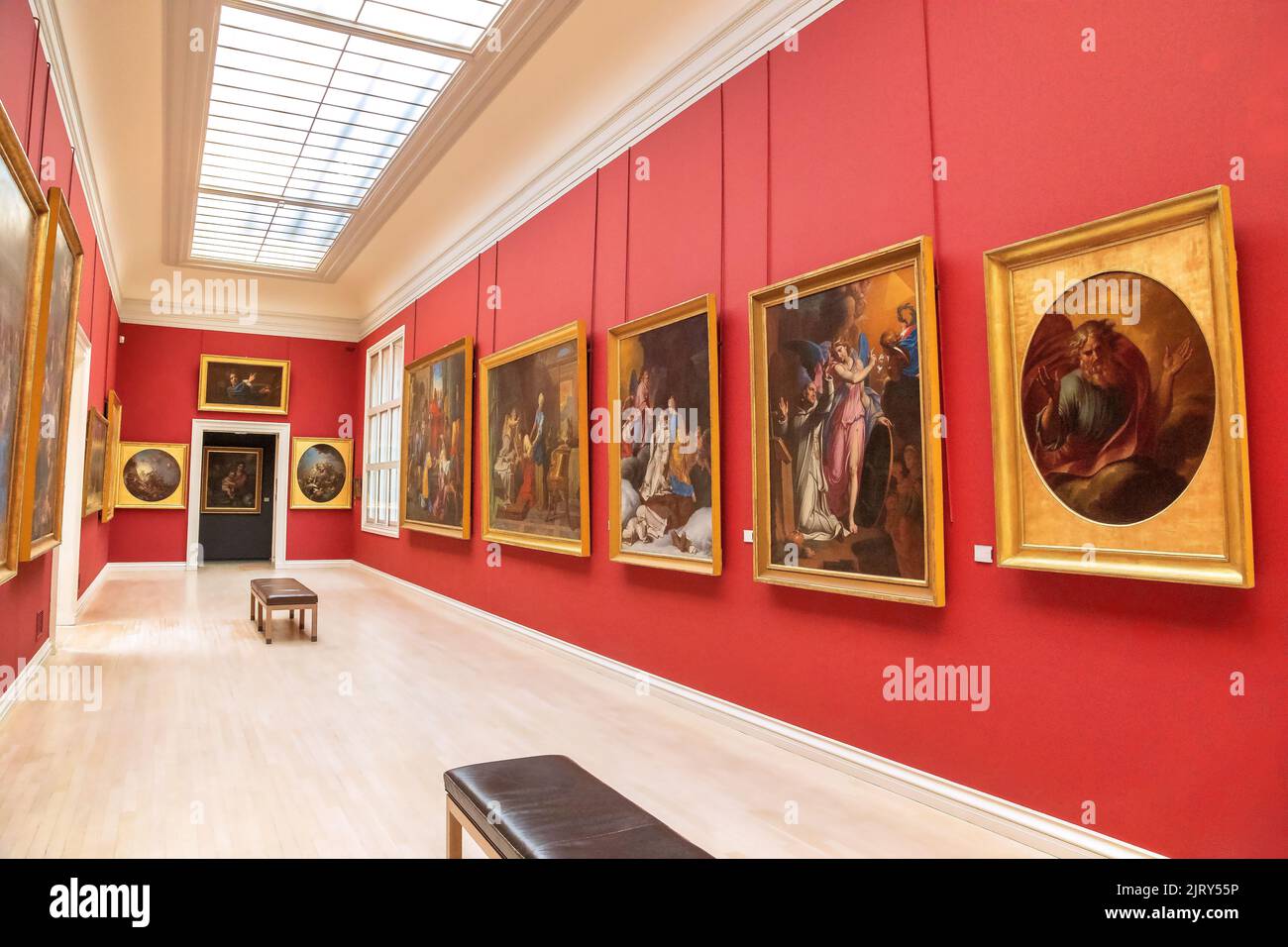 Italienische Gemälde in Rouens Museum der schönen Künste, Frankreich Stockfoto