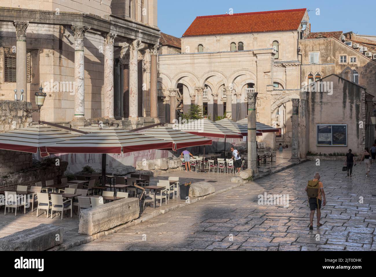 Split, Dalmatien, Kroatien Stockfoto