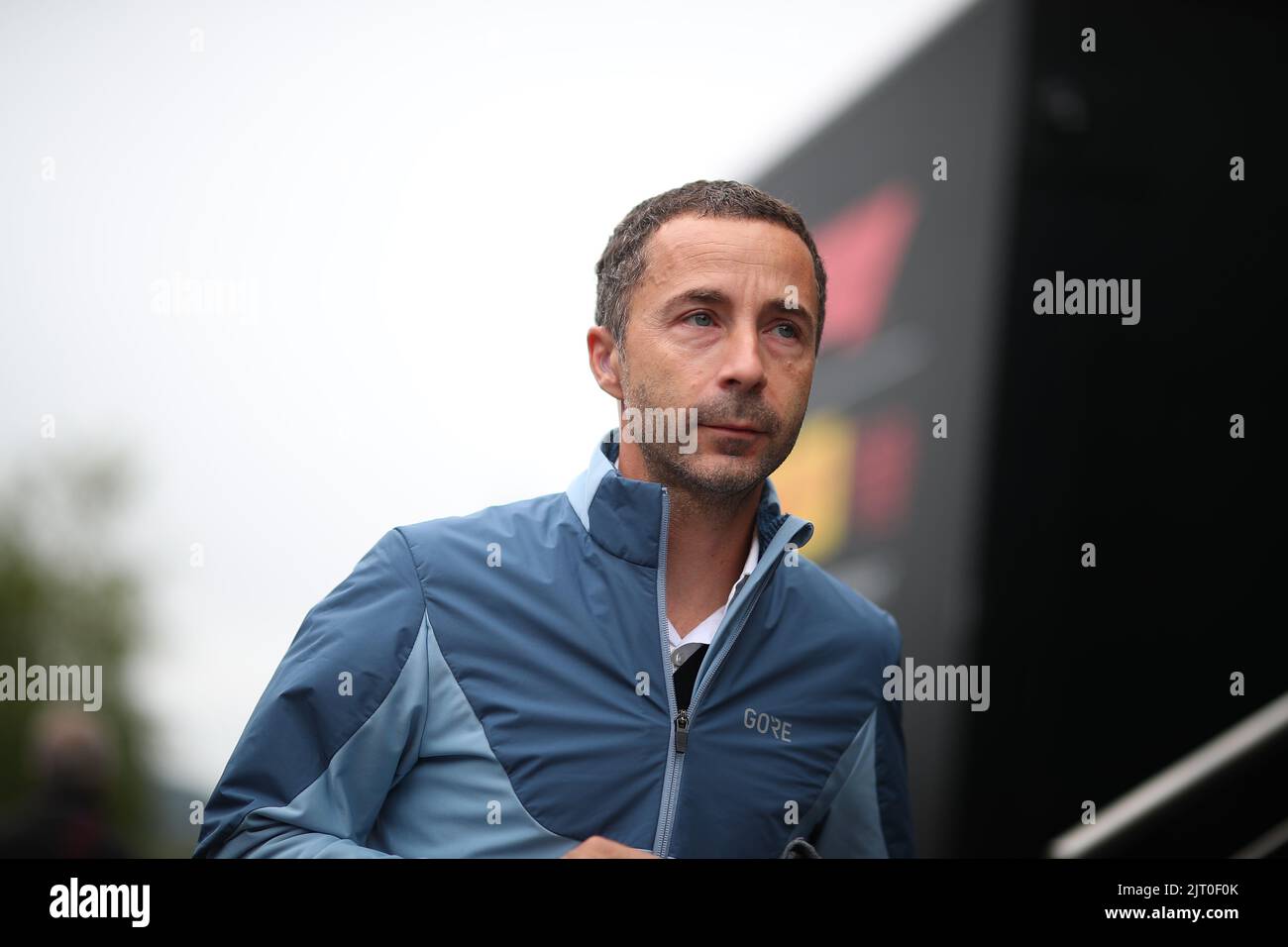 Stavelot Malmedy Spa, Belgien. 27. Januar 2022. Nicolad Todt, Sohn des ehemaligen FIA-Präsidenten Jean Todt und Manager von Charles Leclerc während des belgischen GP, 25-28. August 2022 auf der Formel-1-Weltmeisterschaft 2022 in Spa-Francorchamps. Kredit: Unabhängige Fotoagentur/Alamy Live Nachrichten Stockfoto