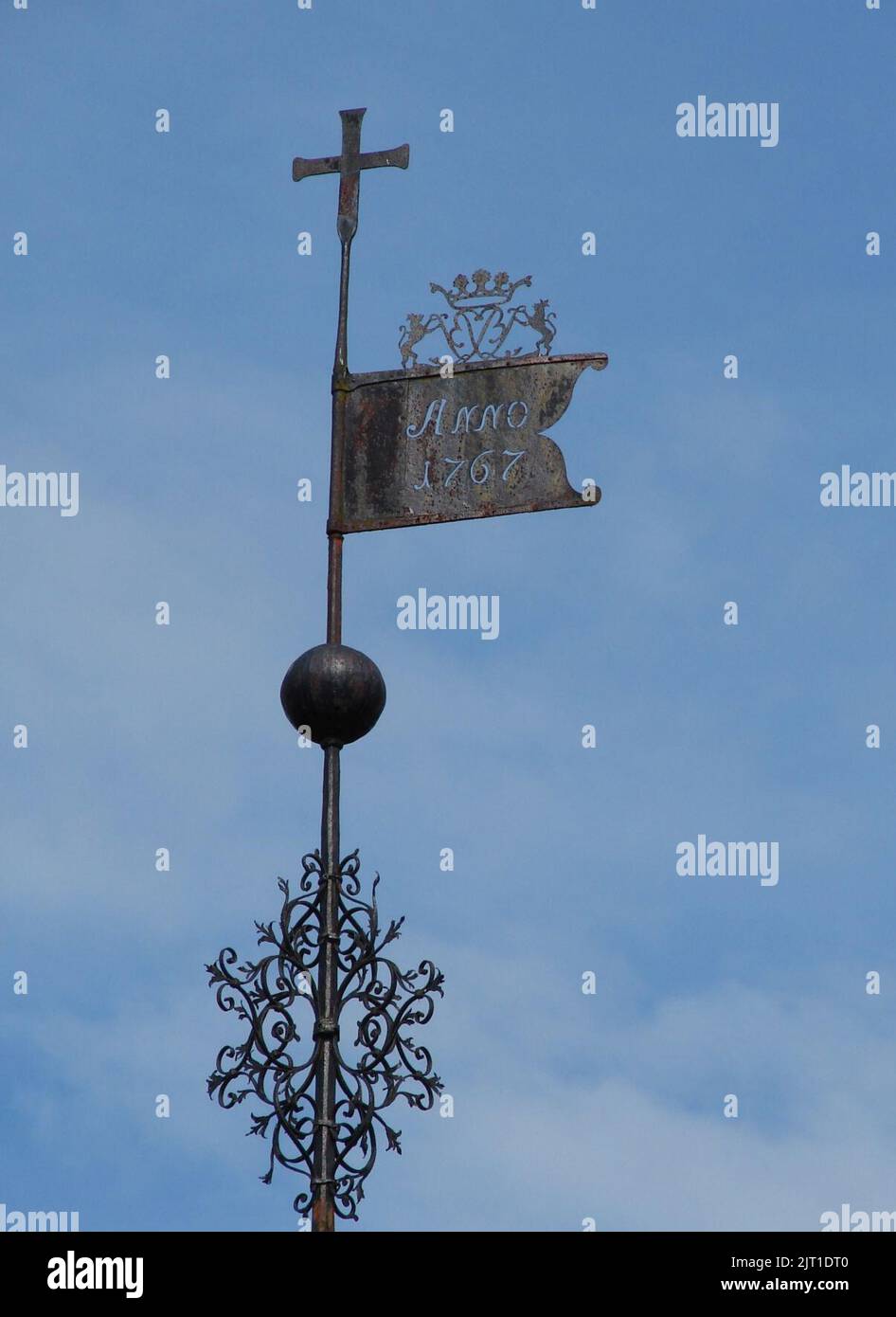 Tårn (Mælum Kirke). Stockfoto