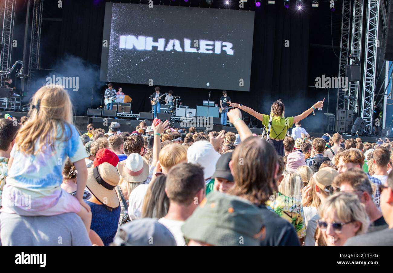 Inhalator beim Victorious Festival 2022. Southsea Common. 27. August 2022. Kredit: Alamy Live Nachrichten/Charlie Raven Gutschrift: Charlie Raven/Alamy Live Nachrichten Stockfoto