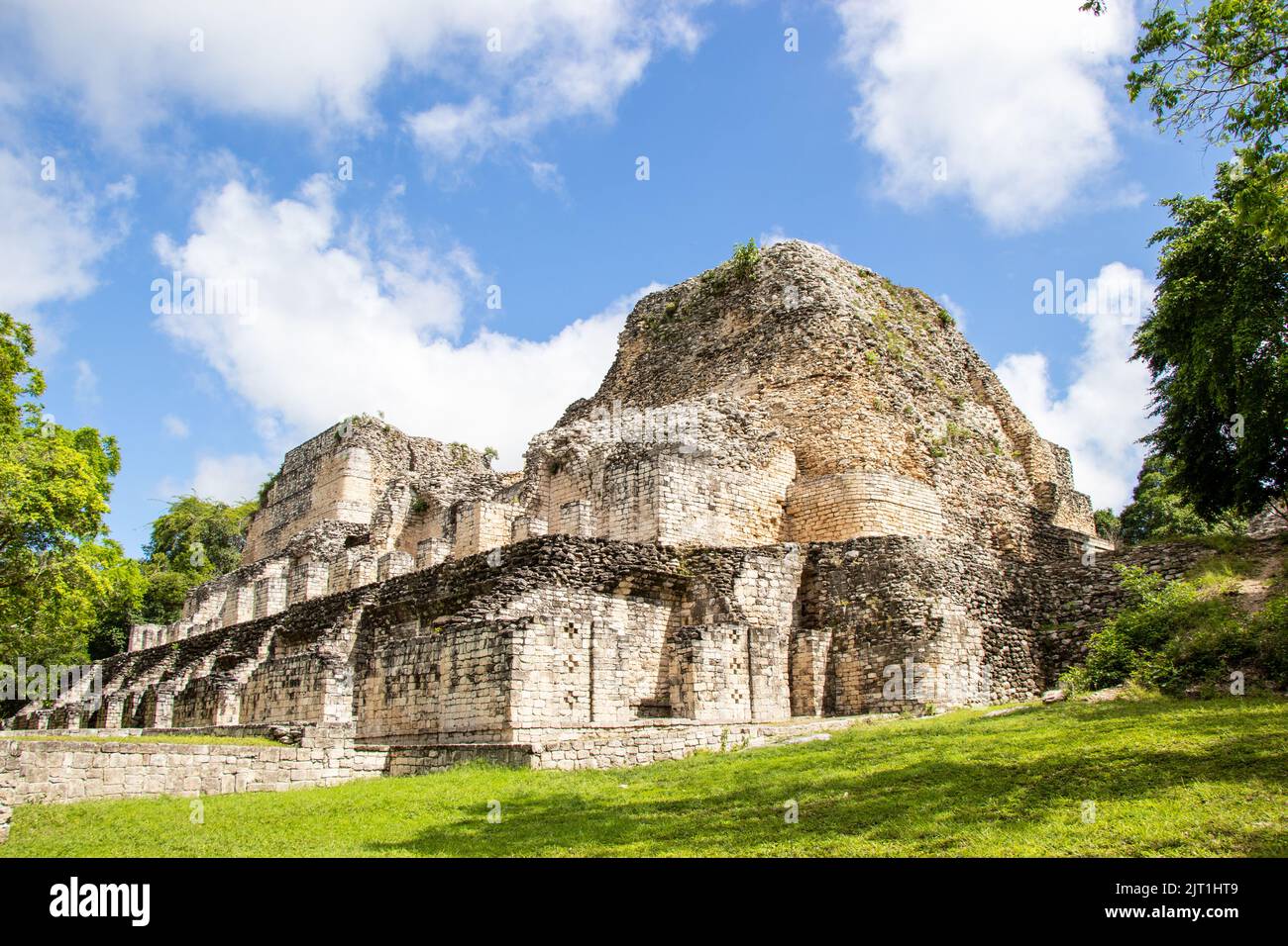 Maya-Ruine Becan Mexiko Yucatan Geschichte Stockfoto