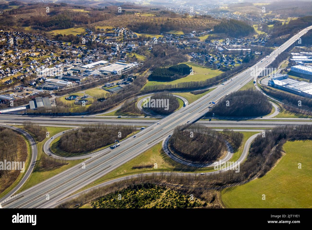 Autobahn a4 und autobahn a45 Fotos und Bildmaterial in hoher