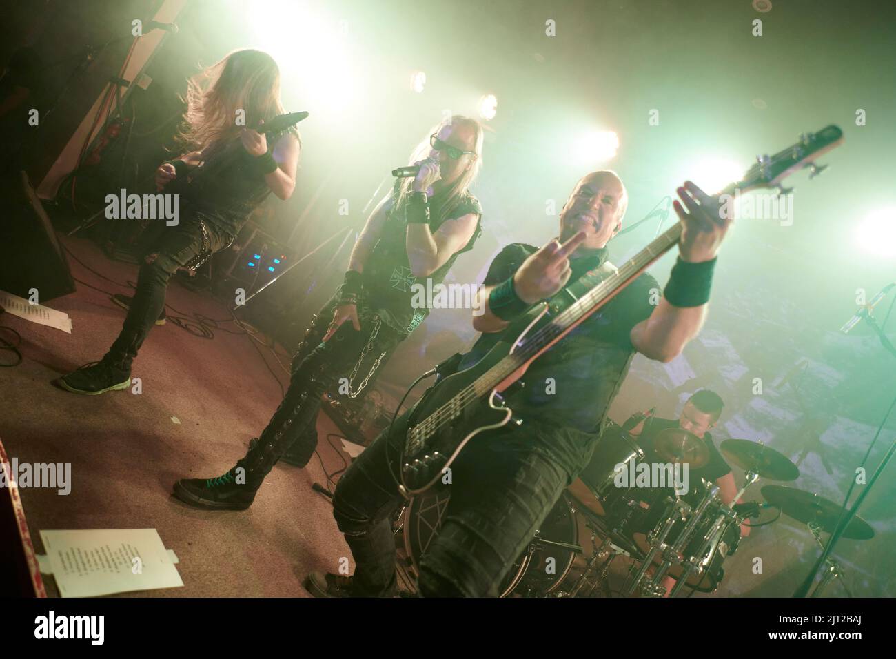 Stoke Prior, Großbritannien, 27. August 2022, Godslave tritt beim Beermageddon Heavy Metal Festival auf. Kredit: Will Tudor/Alamy Live Nachrichten Stockfoto