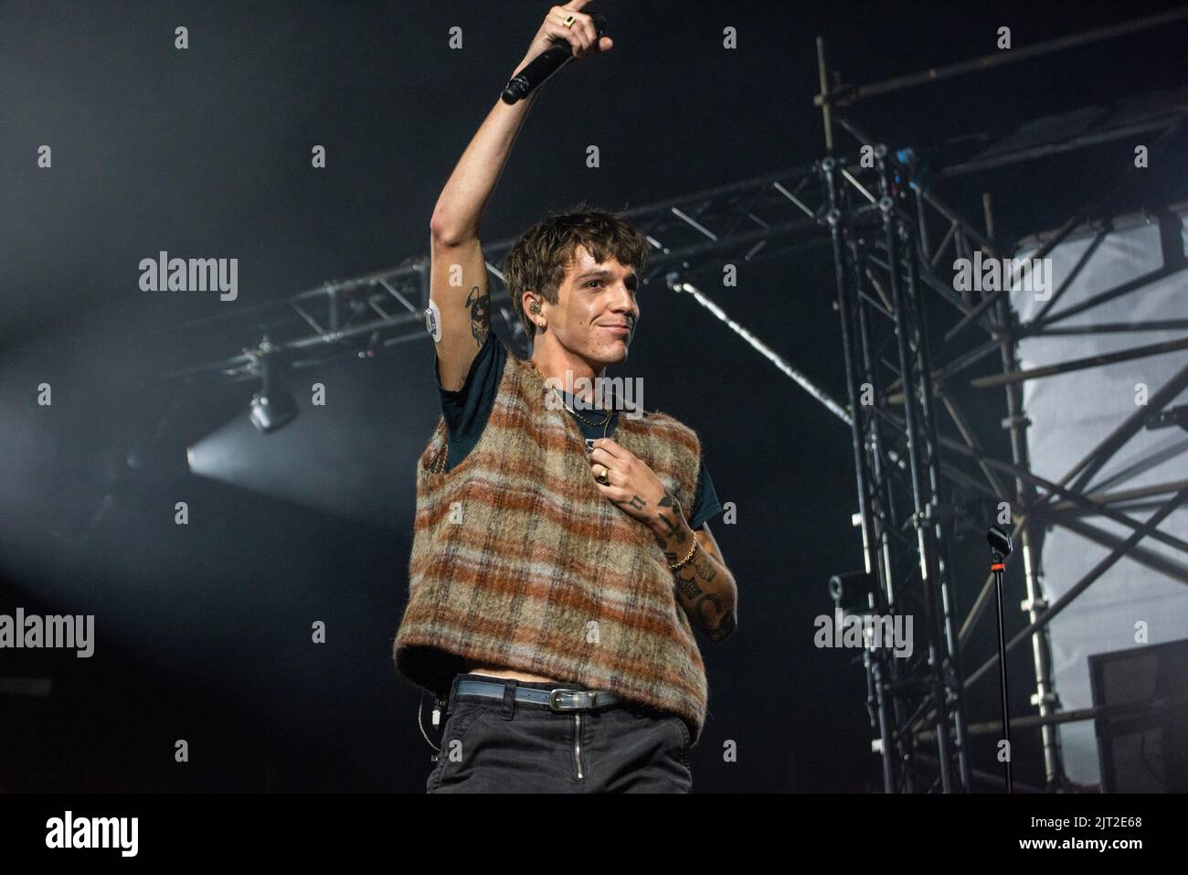 Role Model spielt auf dem Leeds Festival am Freitag, dem 26.. August 2022, auf der Festival Republic Stage, die von IHG Hotels und Resorts präsentiert wird.Quelle: Tracy Daniel/Alamy Live News Stockfoto