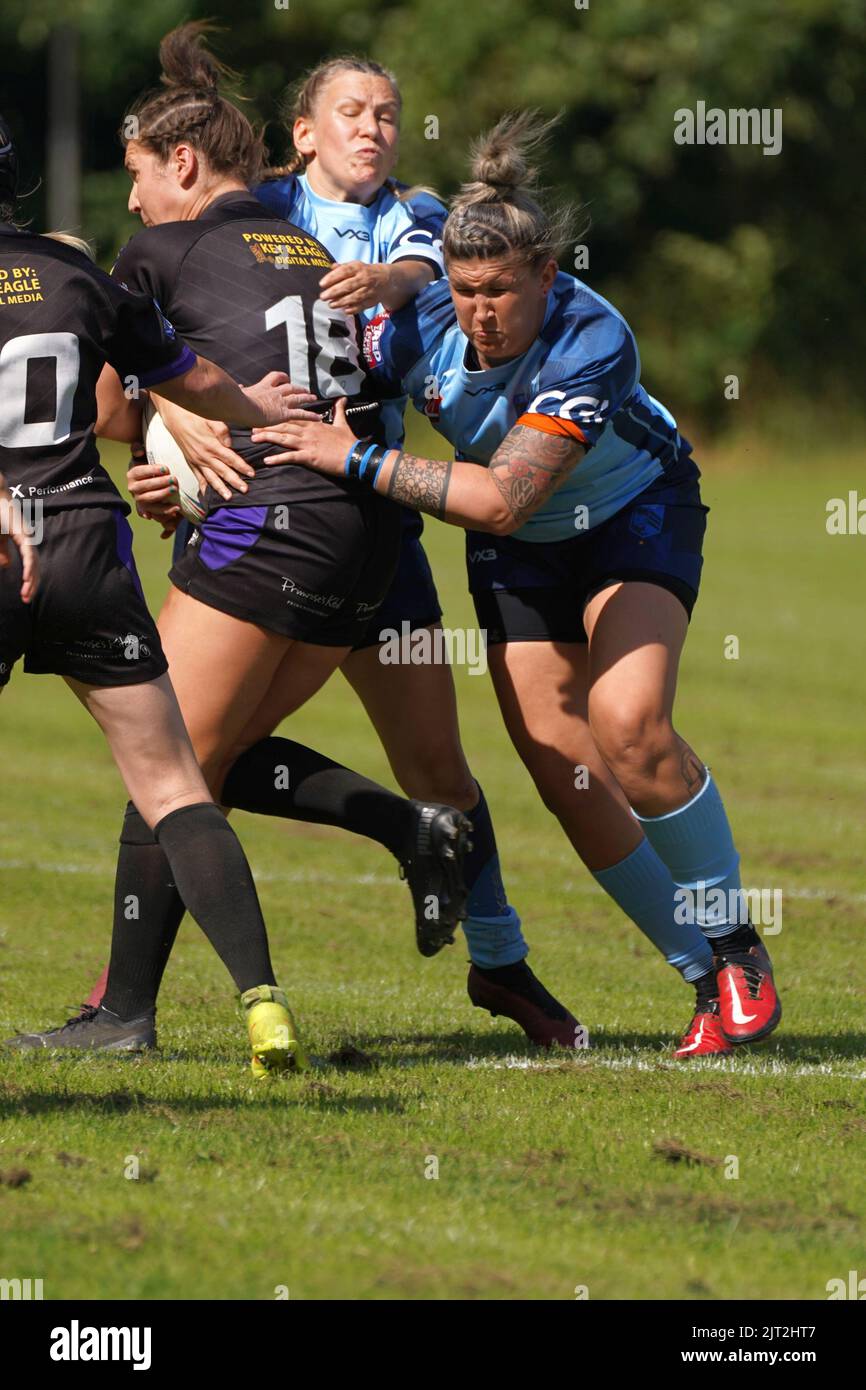 Lauren Aitken aus Cardiff Demans und Wales. 27. August 2022. Pandy Park, Crosskeys Wales. . Kredit:: Penallta Photographics/Alamy Live Stockfoto