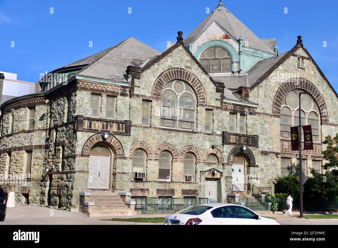 East Mt Zion Baptist Church auf dem Hauptcampus der Cleveland Clinic Stockfoto