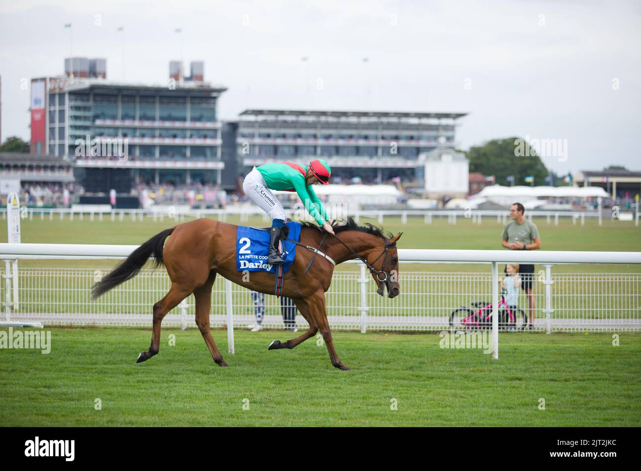 Jockey William James Lee auf La Petite Coco bei den York Races