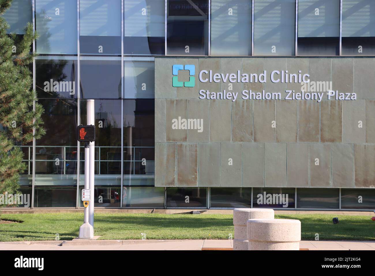 Cleveland Clinic Stanley Shalom Zielony Plaza auf dem Hauptcampus Stockfoto