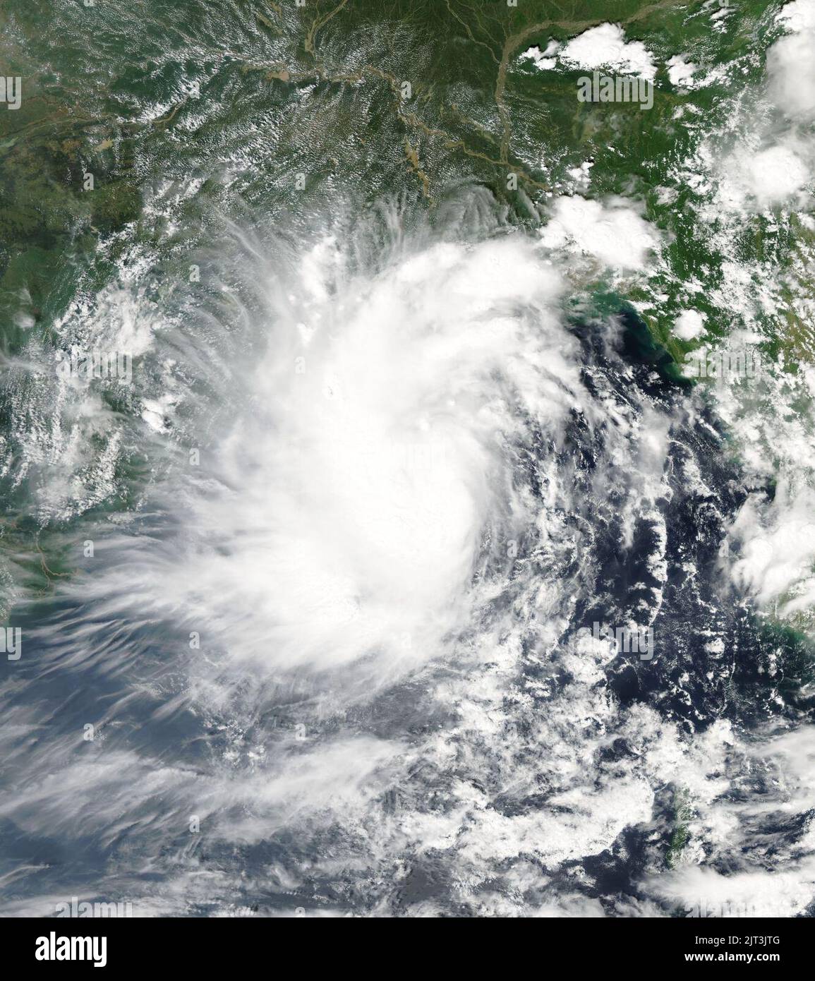 Tropischer Wirbelsturm 05B 28 Sept. 2006 0725Z. Stockfoto