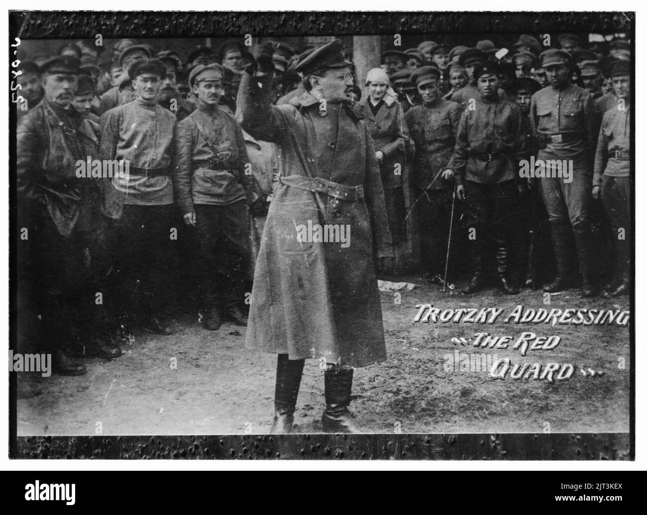 Trotzki) d. h. Trotzki) zu „der Roten Garde“ Stockfoto