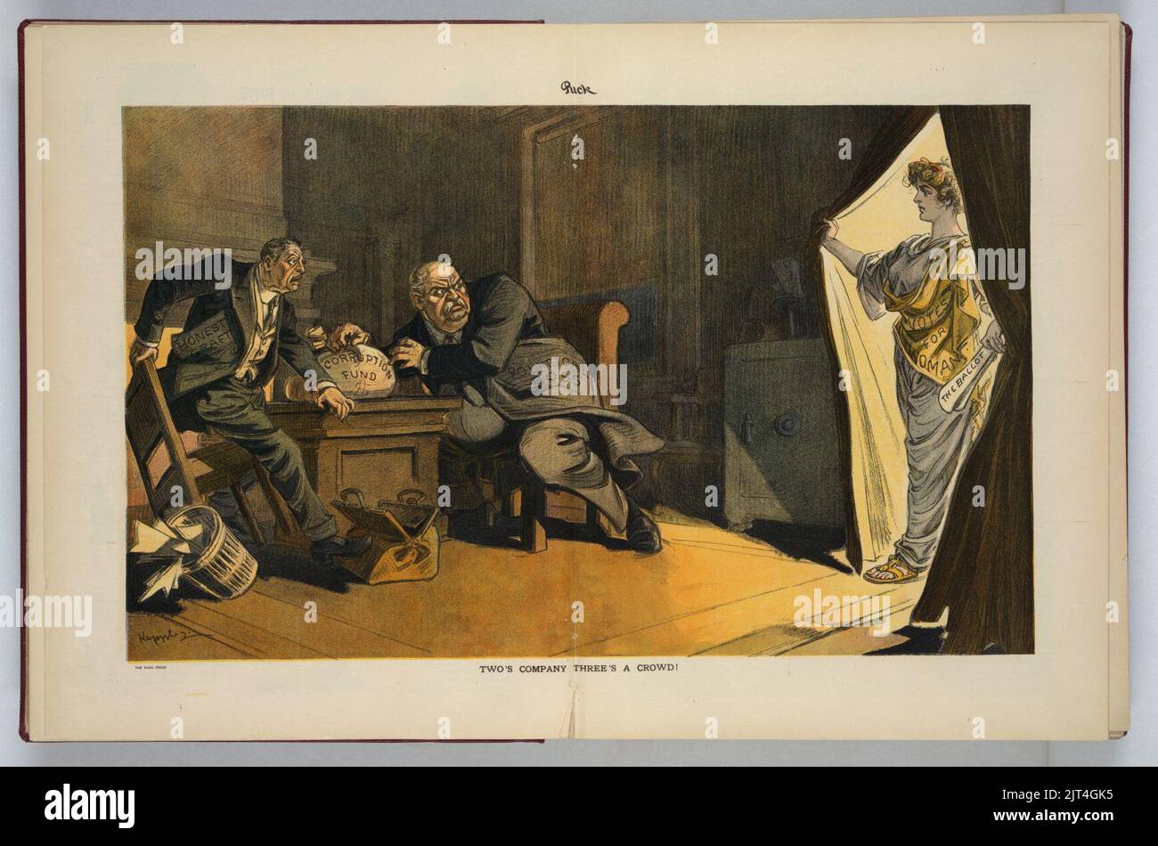 Zwei Unternehmen drei ist eine Menschenmenge! - Keppler. Stockfoto