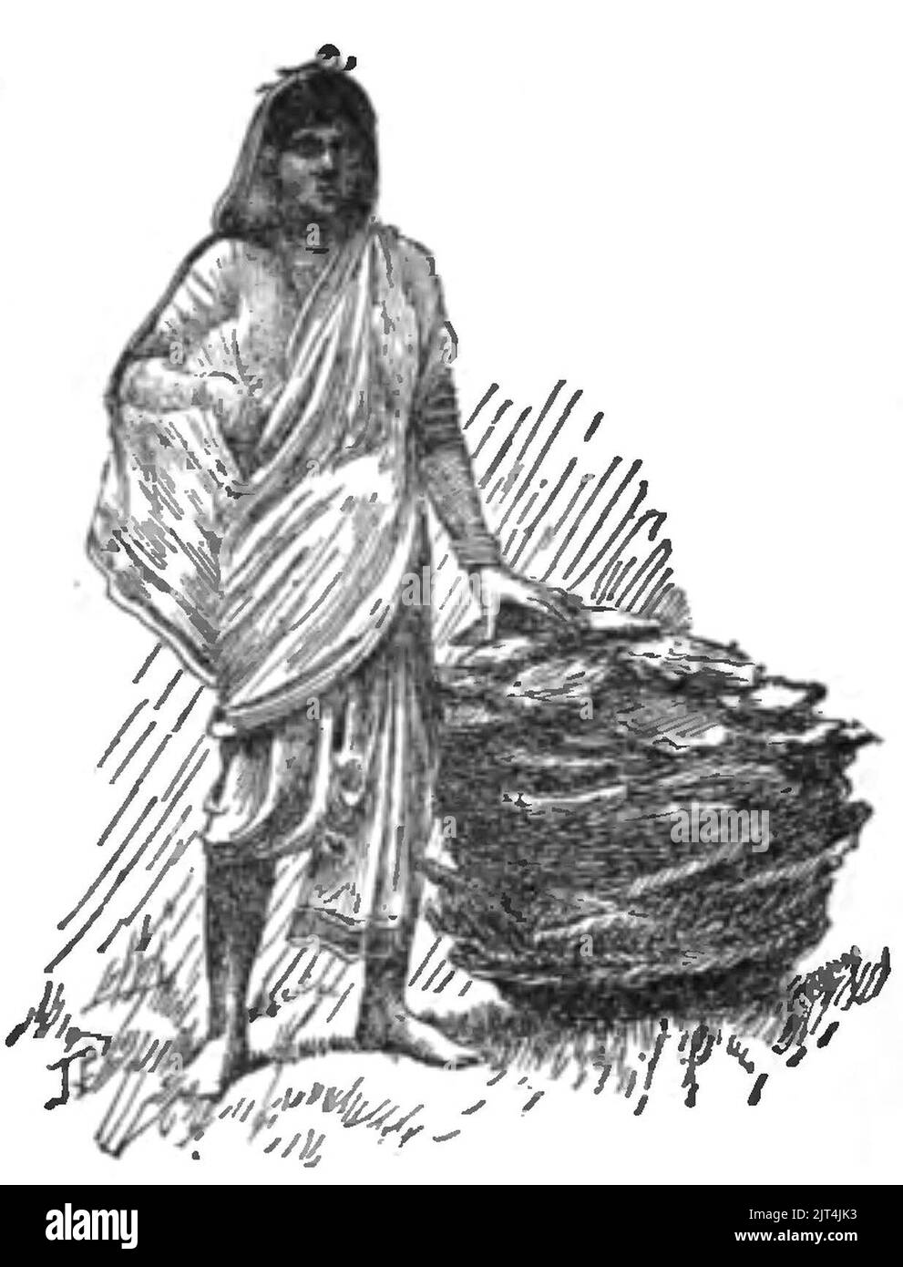 Art der Sudra-Kaste - Seite 84 - Kapitel VIII - Geschichte Indiens Band 1 (1906). Stockfoto