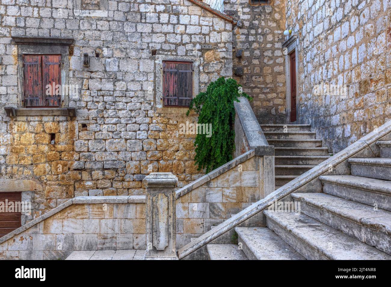 Kut, Vis, Insel Vis, Dalmatien, Kroatien Stockfoto