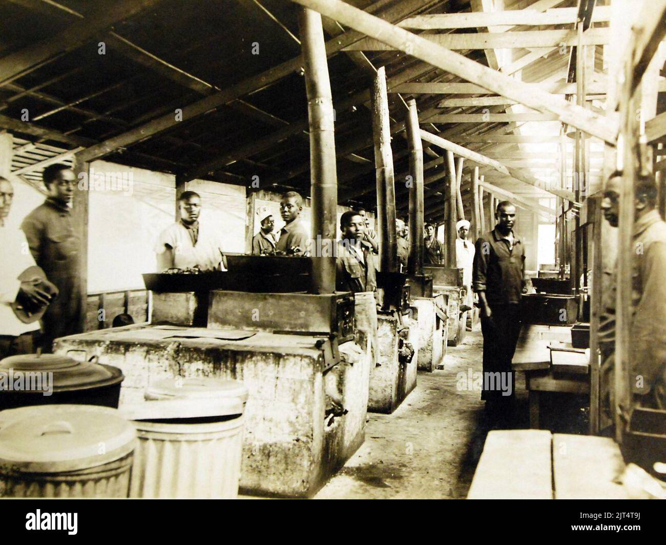 U.S. Army Cooks, 302D Stevedore Regiment, Lager Nr. 4, Base Sektion, Nr. 2, Bordeaux, 1918 (32916846626). Stockfoto