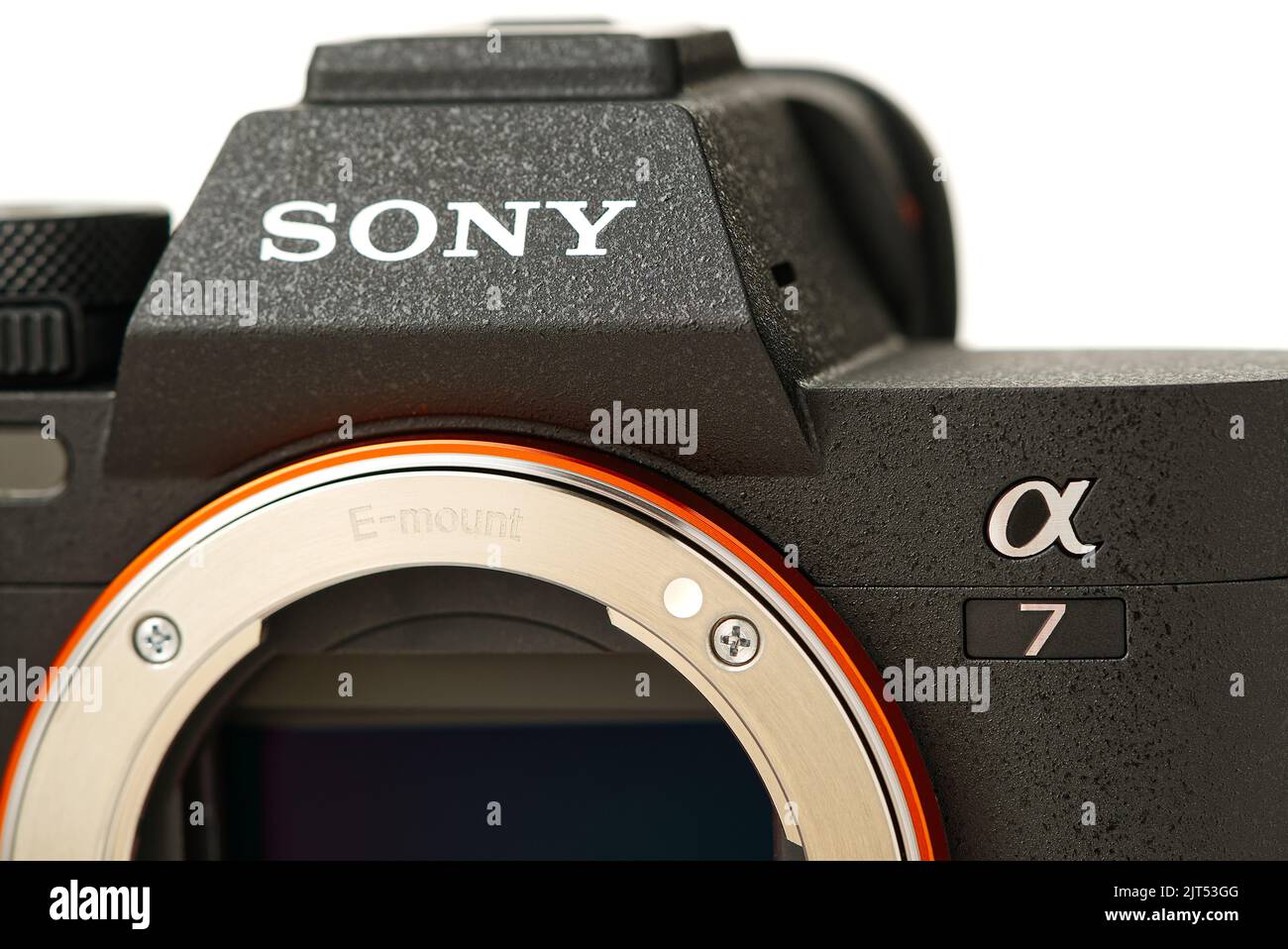 Tallinn, Estland, Mai 2022, Sony A7 MIV Fullframe spiegellose Kamera, Sony Alpha 7m4. Stockfoto