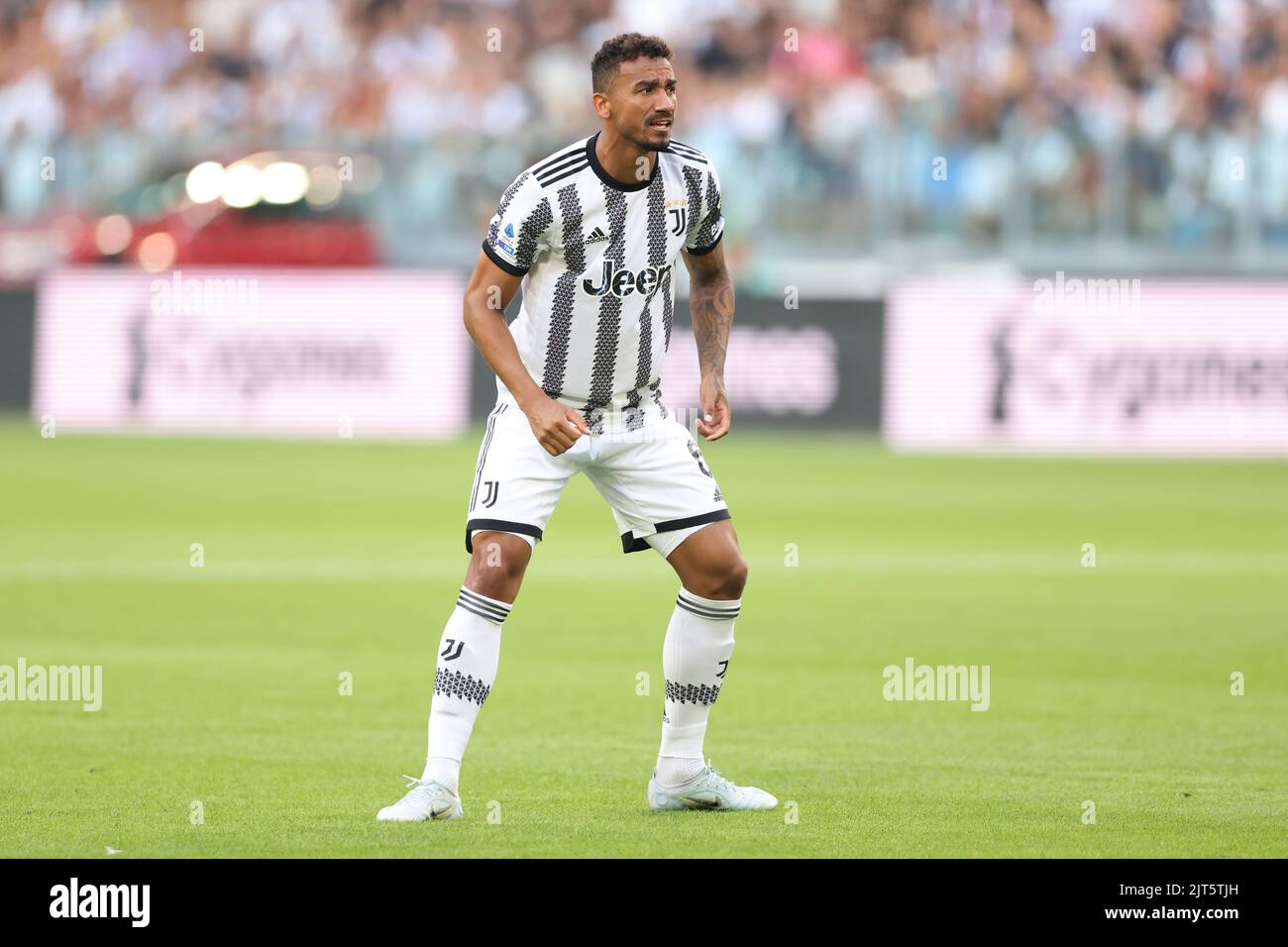 Turin, Italien, 27.. August 2022. Danilo von Juventus beim Spiel der Serie A im Allianz Stadium, Turin. Bildnachweis sollte lauten: Jonathan Moscrop / Sportimage Stockfoto