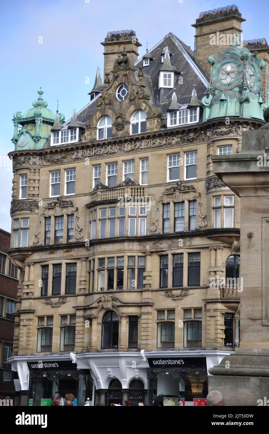 Attraktive Gebäude, Stadtzentrum, Newcastle upon Tyne Stockfoto