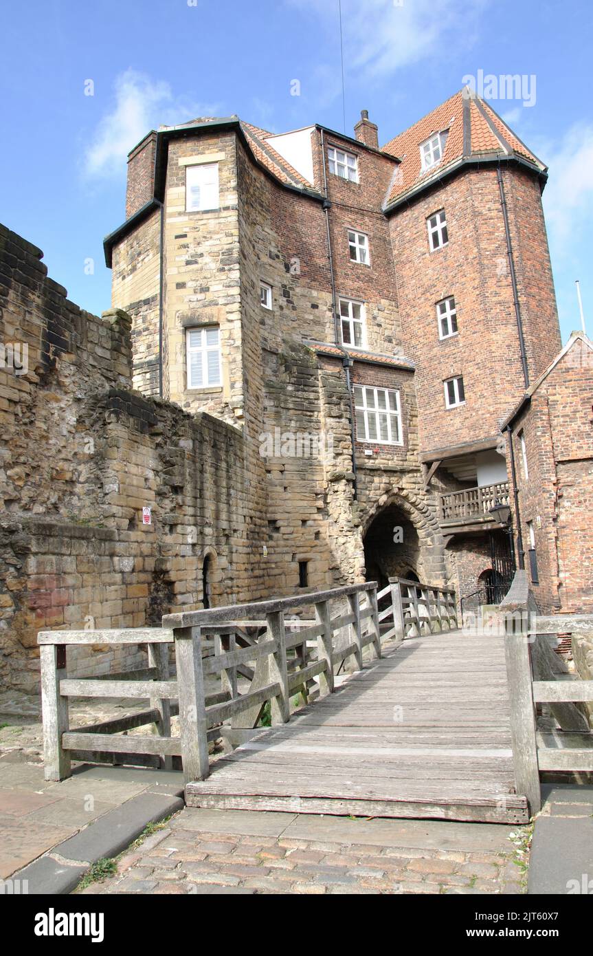 Das alte Schloss, Newcastle upon Tyne Stockfoto