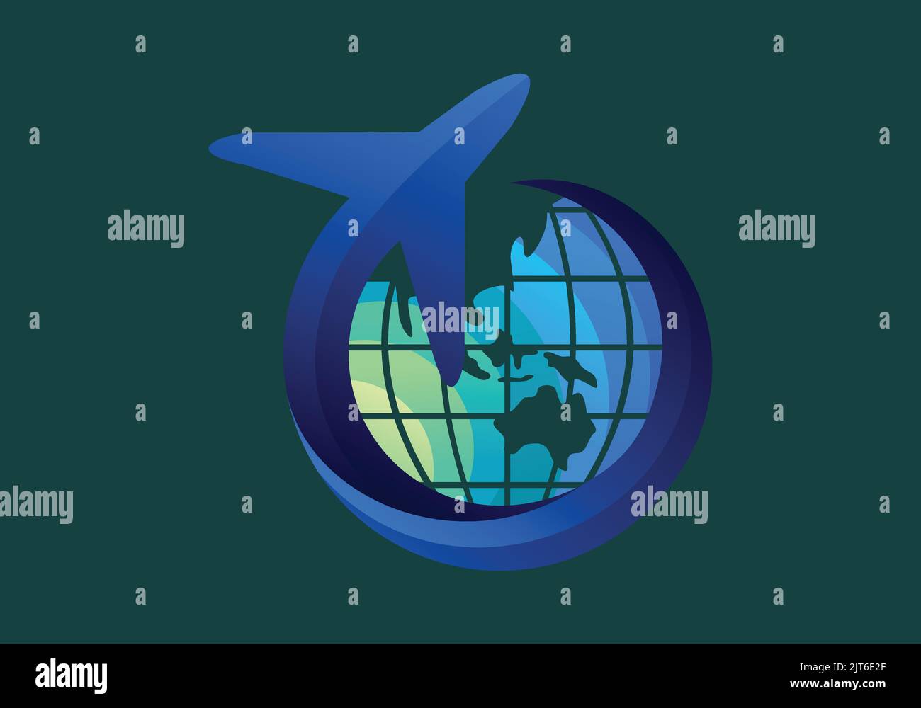 Luftfrachtschiff, das Container transportiert und für den Export von Waren vom Güterbahnhof zum anderen Seekonzept Frachtschifffahrt Schiff und Linie verbunden ist Stock Vektor
