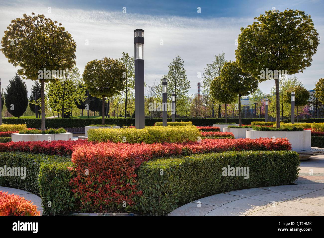 Französischer Park, Krasnodar, Russland Stockfoto