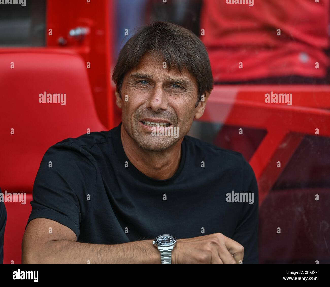Antonio Conte Manager von Tottenham Hotspur während des Spiels Stockfoto