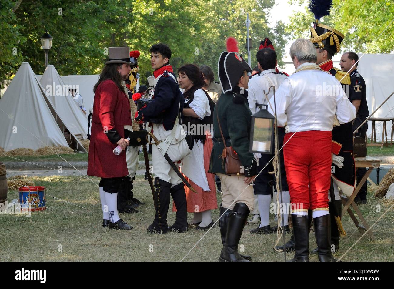 Historische Nachstellung des spanischen Unabhängigkeitskrieges gegen