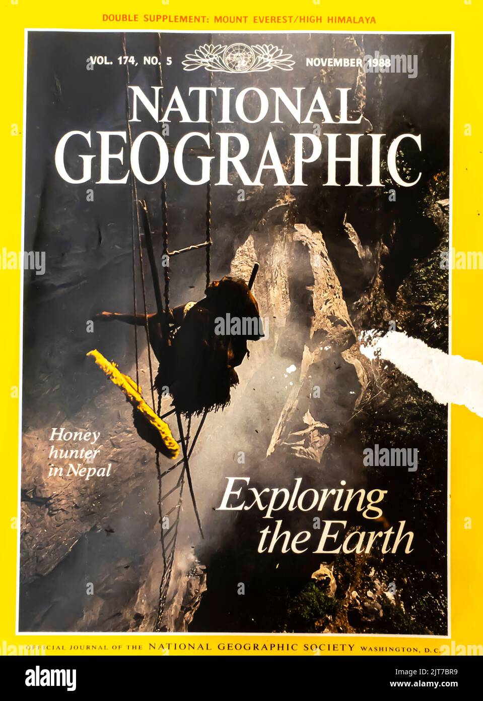 Cover des Magazins National Geographic, November 1988 Stockfoto