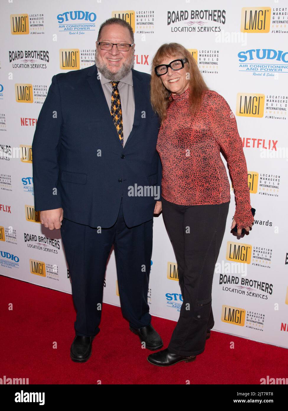 27. August 2022, Los Angeles, Kalifornien, USA: (L-R) Dan Taylor und Linda Kai nehmen an den jährlichen Location Managers Guild International Awards 9. Teil. (Bild: © Billy Bennight/ZUMA Press Wire) Stockfoto
