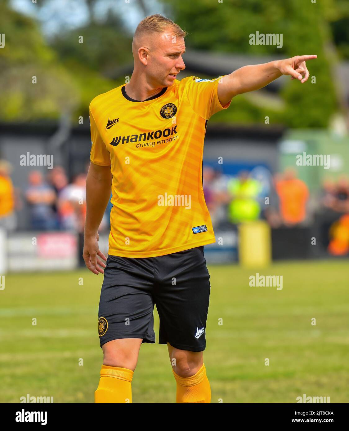 Andy Mitchell - Carrick Rangers vs Linfield, Danske Bank Premiership, Loughview Leisure Arena Carrickfergus, Sonntag, 28.. August 2022. Stockfoto