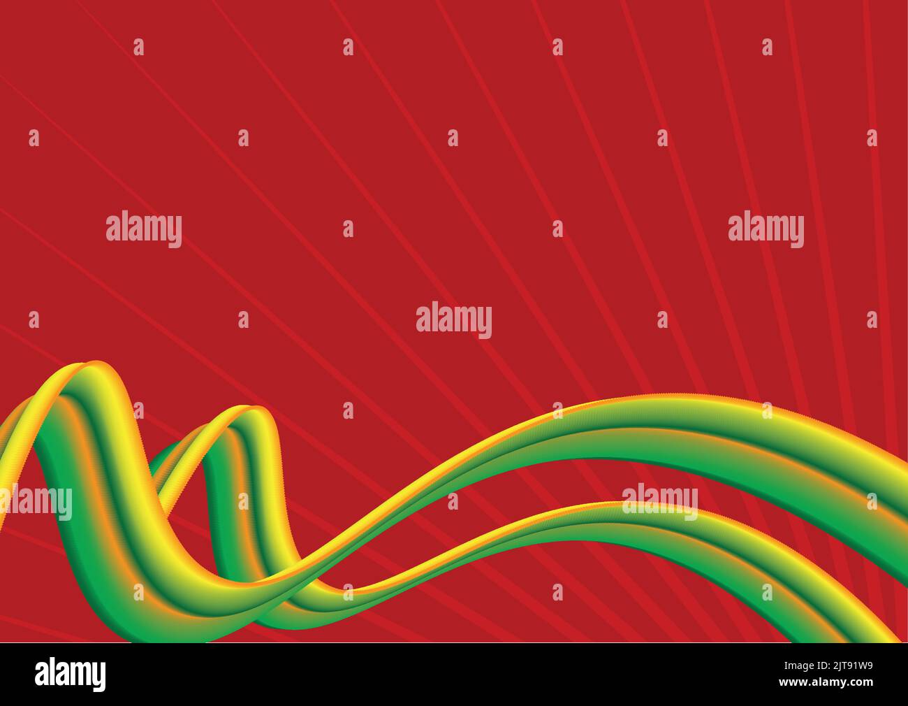 Rote Band Vektor Hintergrund abstrakt mit Linien kreative Tapete bunte Design Hintergrund Illustration Kunst Stock Vektor