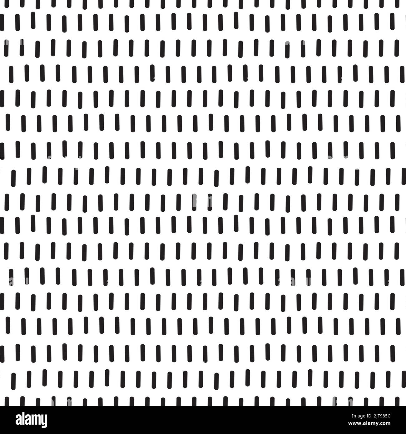 Abstrakter Hintergrundvektor mit schwarzer und weißer Linienstruktur. Nahtlos wiederholtes monochromes Designelement. Stock Vektor