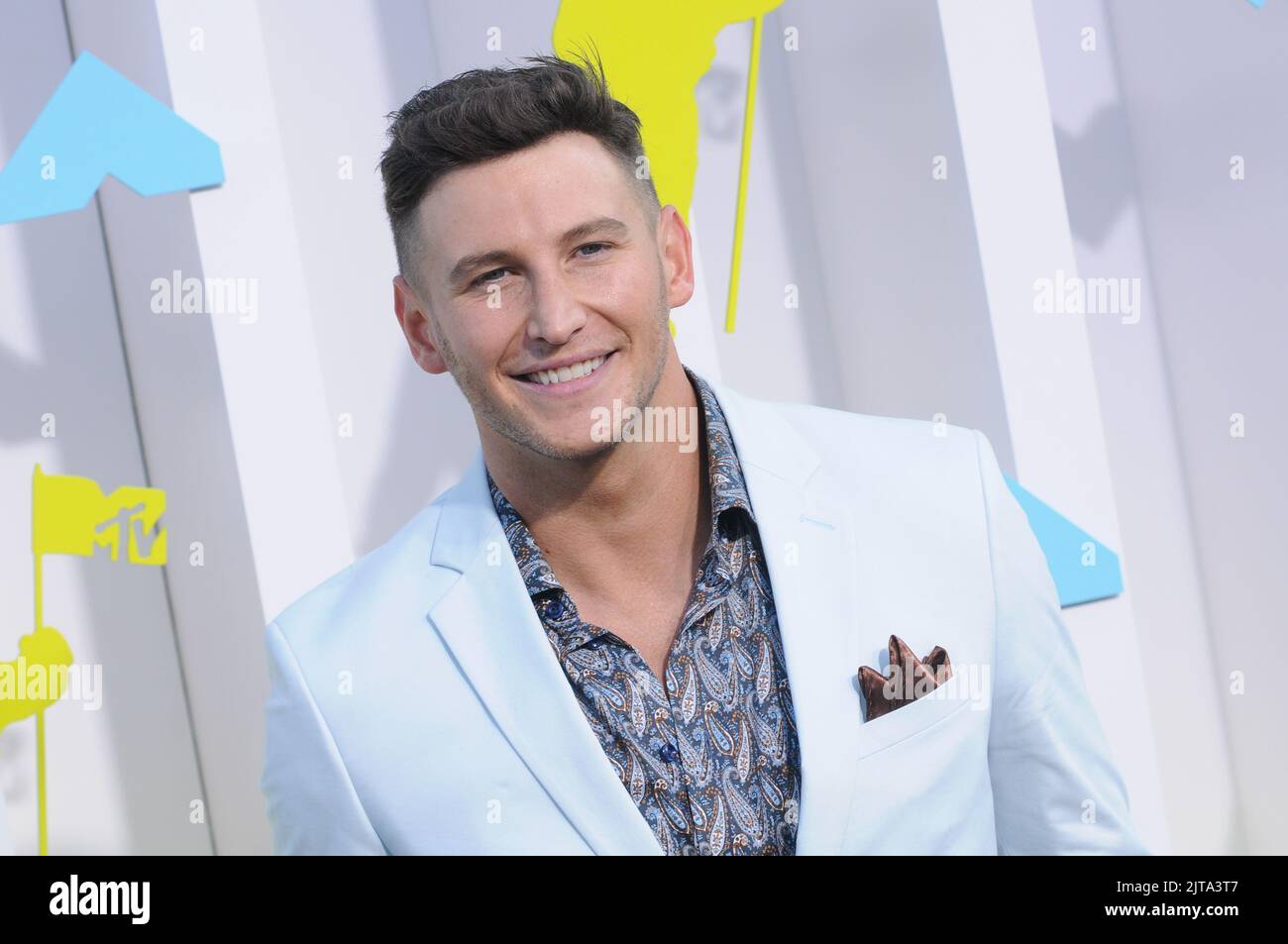 Blake Horstmann beim MTV Video Music Award 2022, der am 28. August 2022 im Prudential Center in Newark, NJ, stattfand, auf dem schwarzen Teppich. (Foto von Efren Landaos/Sipa USA) Stockfoto