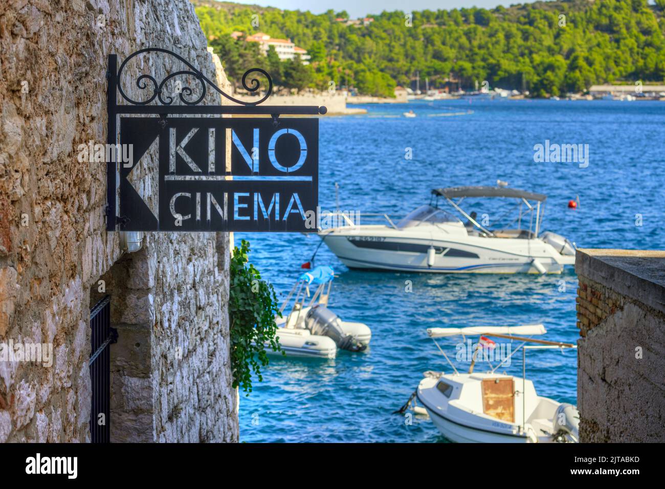 VIS Stadt, Insel Vis, Dalmatien, Kroatien Stockfoto