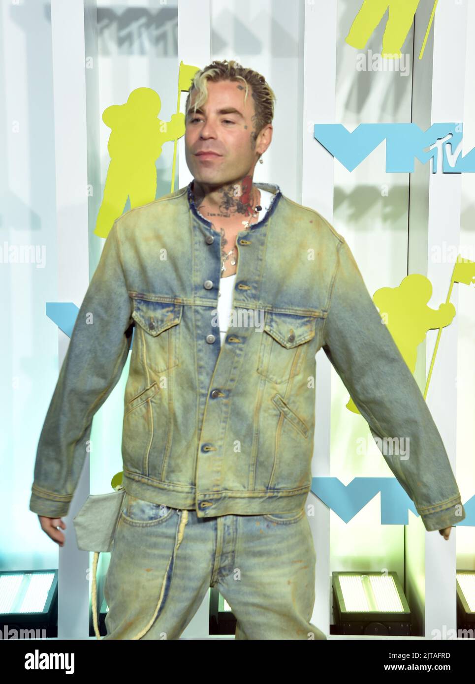 Newark, New Jersey, USA. 28. August 2022. Derek Ryan Smith bei den 2022 MTV-VMAs im Prudential Center am 28. August 2022 in Newark, New Jersey. Quelle: John Palmer/Media Punch/Alamy Live News Stockfoto