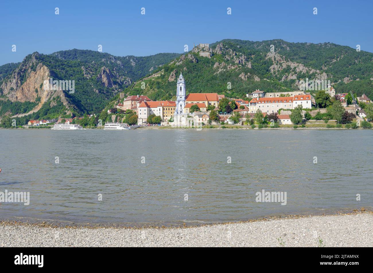 Dürnstein an der Donau, Wachau, Niederösterreich Stockfoto