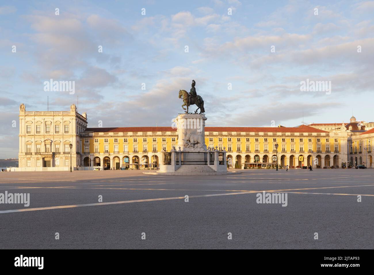 Commerce Square, Praca do Comercio, Lissabon, Portugal Stockfoto