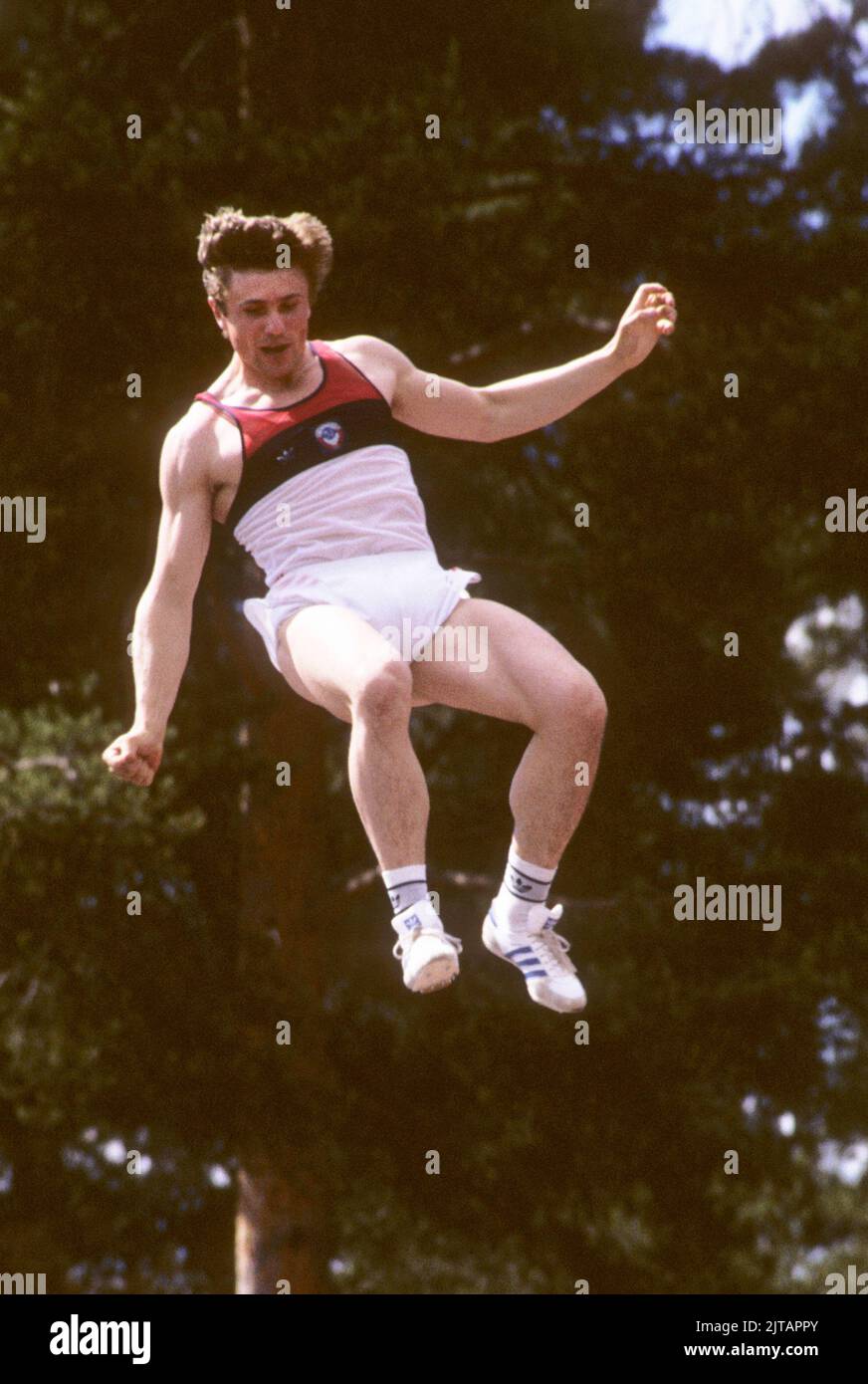 SERGEJ BUBKA Leichtathletik Stabhochsprung im Stockholmer Olympiastadion Stockfoto